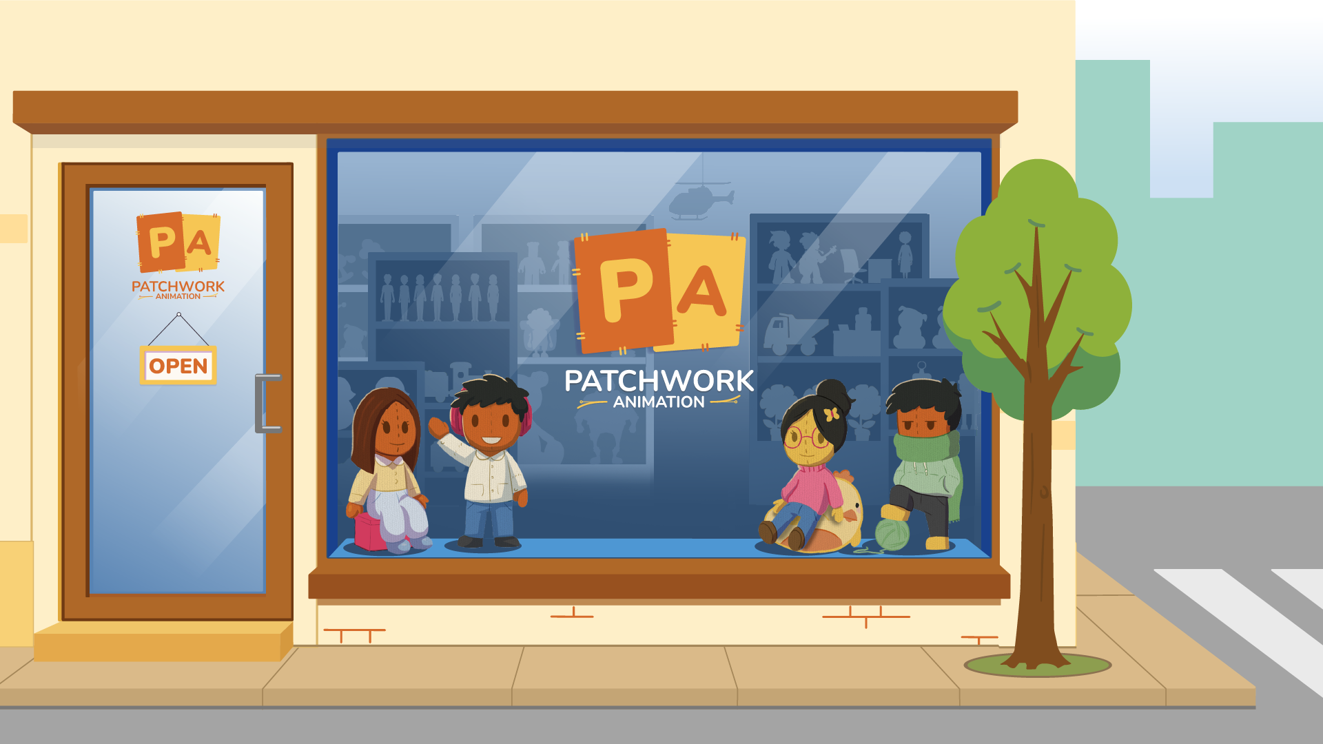 Patchwork Animation Hero