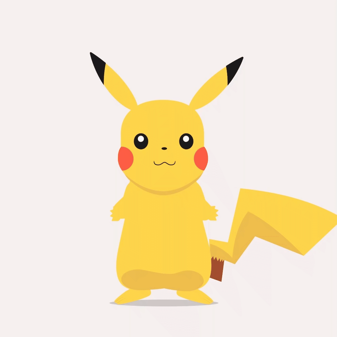 Interactive Mascot Pikachu Preview